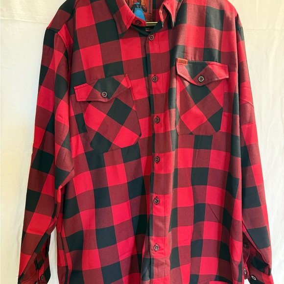Dixxon Flannel Co REDRUM Buffalo Plaid 3X NWOT Horror Movie Limited The Shining